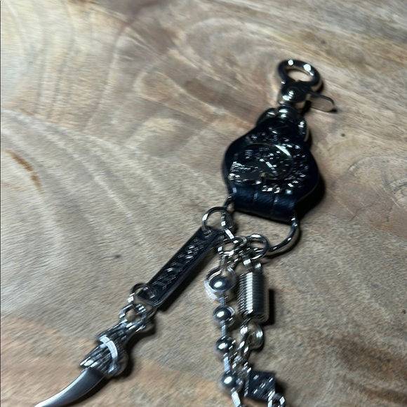 Silver Chain skull Wallet Accessory chain - Picture 8 of 16